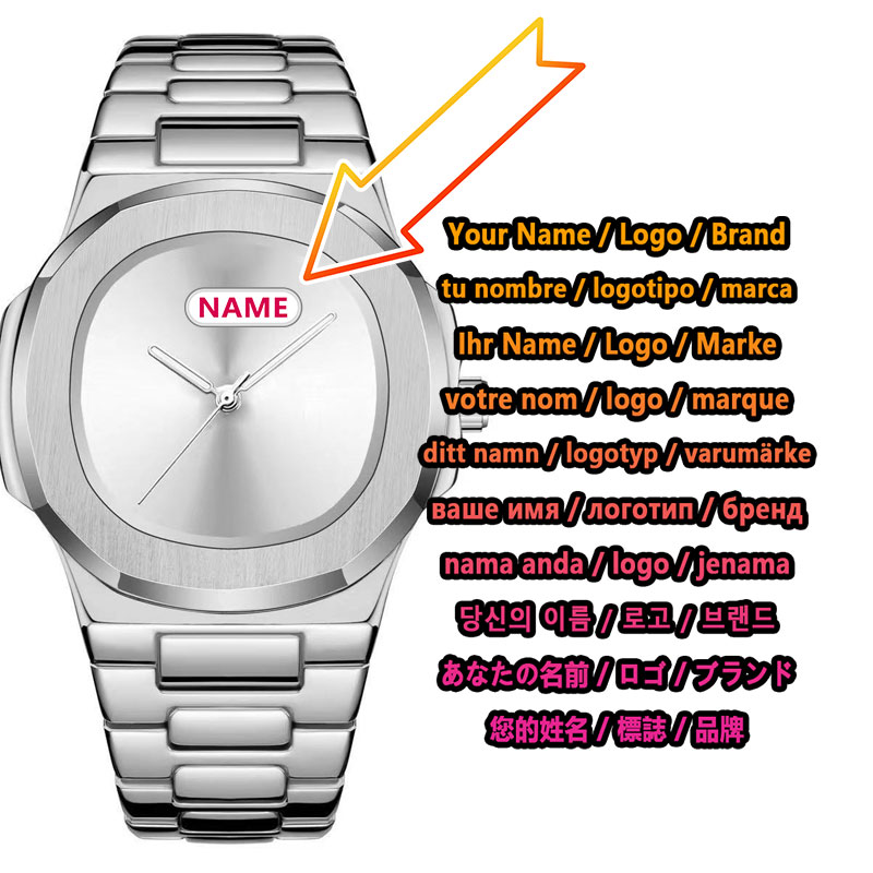 Custom Logo Men's Quartz Watch - Luxury Watch Logo review and price