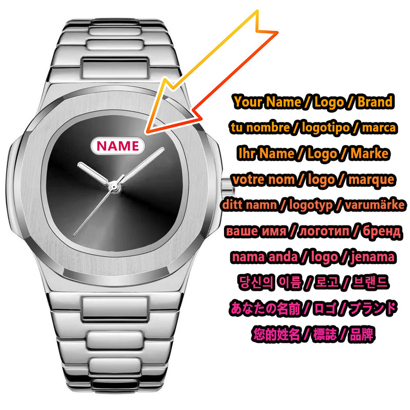 Custom Logo Men's Quartz Watch - Luxury Watch Logo review and price