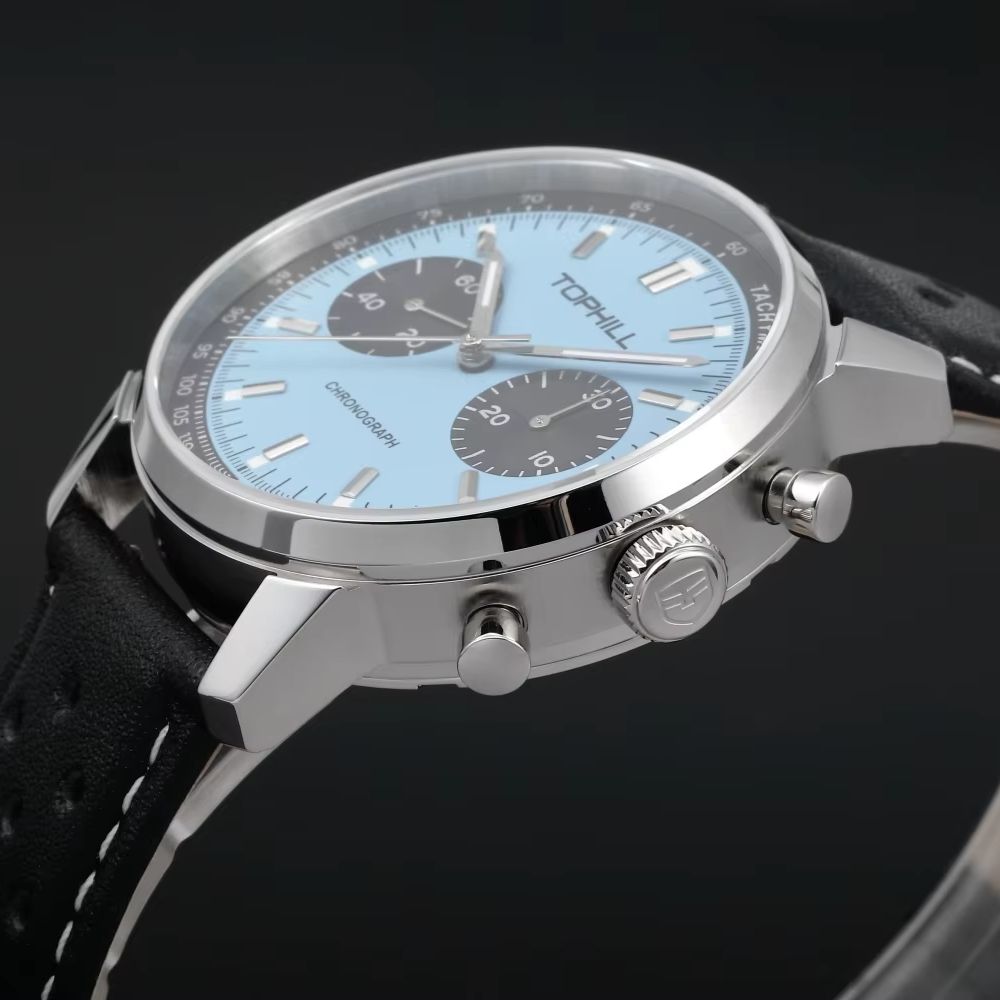 TOPHILL Vintage Racing Chronog - Chronograph Flyback Watch review and price