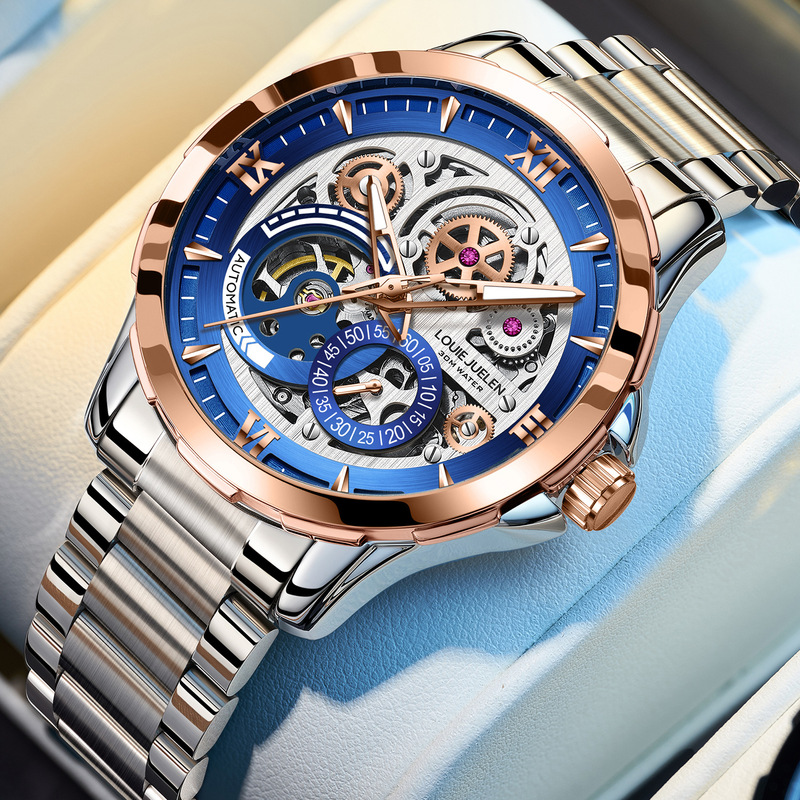 Automatic Mechanical Watch Men - Chronograph Flyback Watch review and price